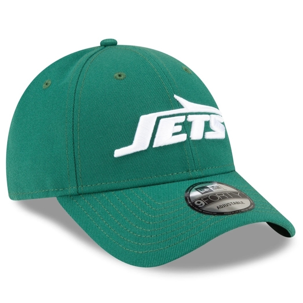 Men's New Era Green New York Jets The League 9FORTY Adjustable Hat - Picture 4 of 6
